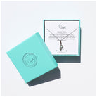 Larimar Angel Blessings Sterling Silver Charm Necklace