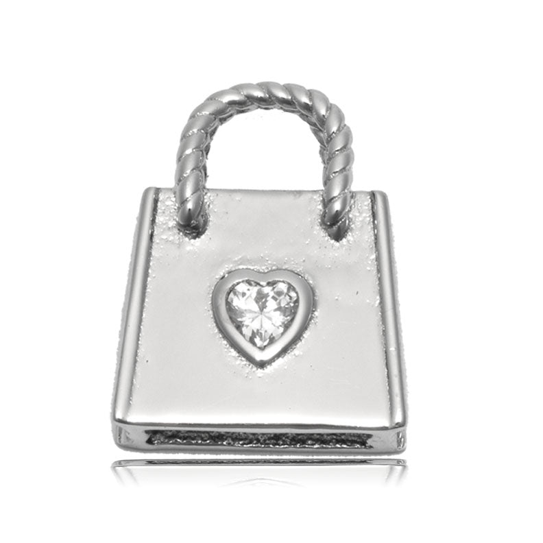 Larimar Gemstone Bracelet with Fashionista Sterling Silver Charm