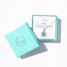 Larimar Paw Sterling Silver Charm Necklace