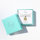 Larimar Sun Gold Charm Necklace