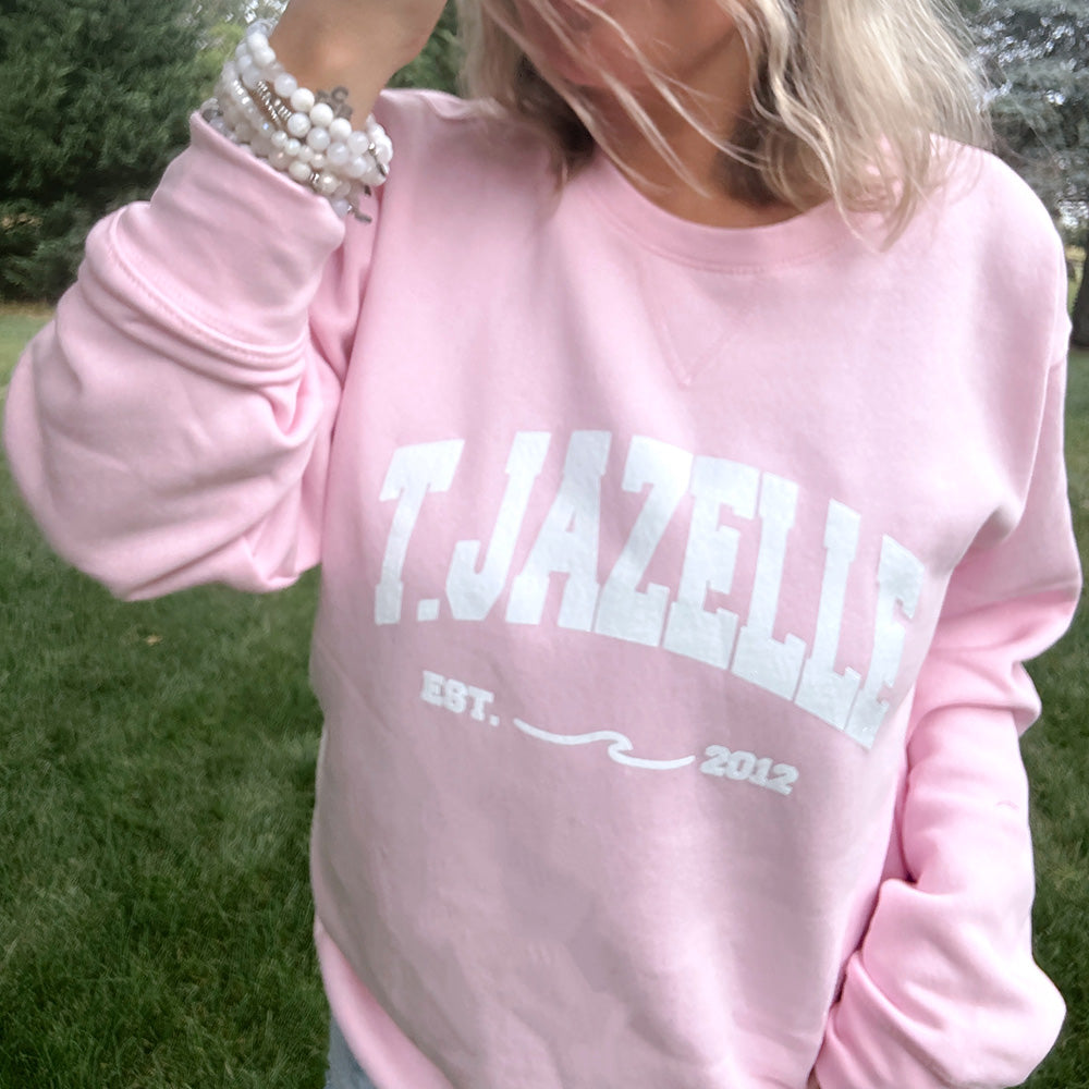 Light Pink T. JAZELLE Crewneck
