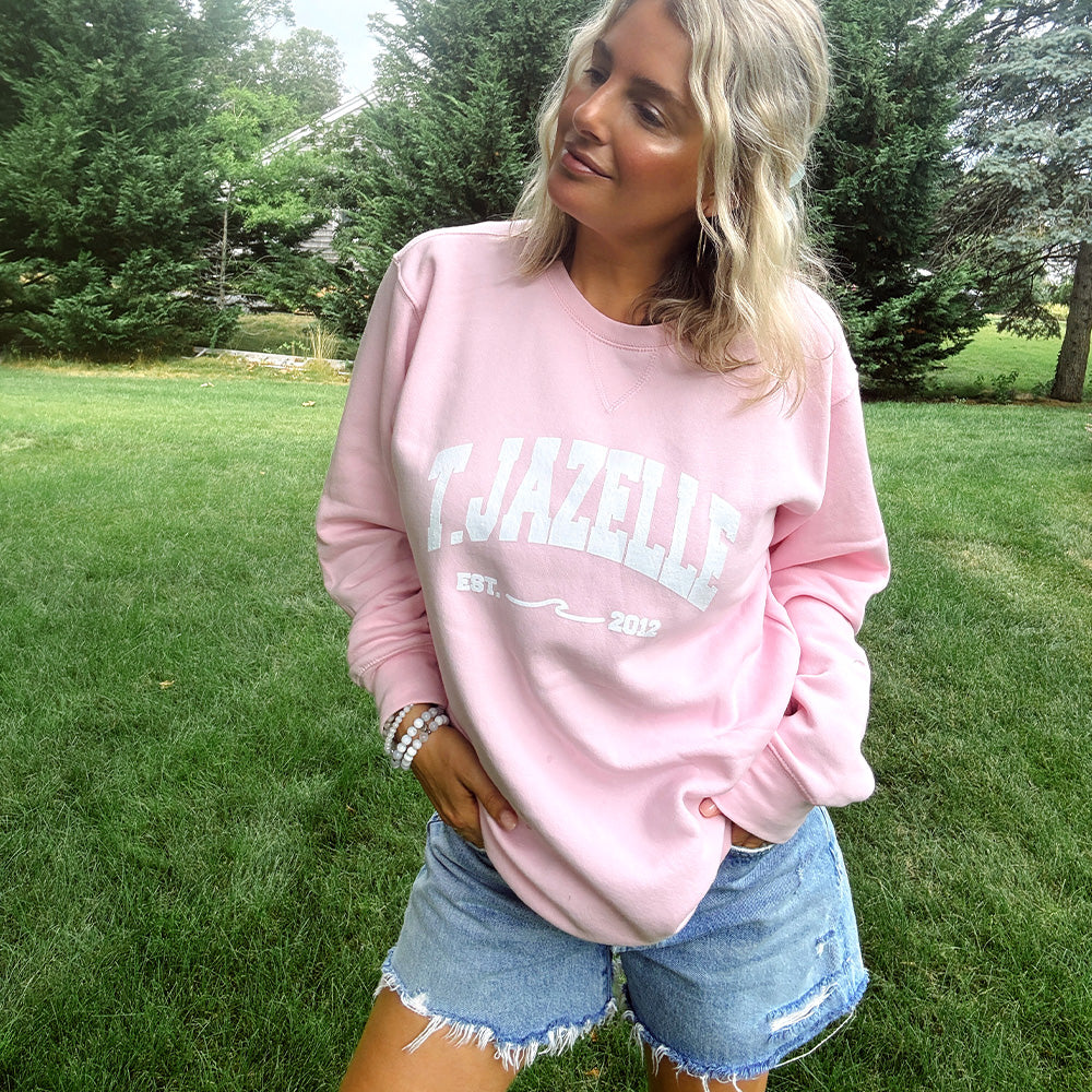 Light Pink T. JAZELLE Crewneck