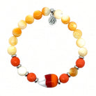 Limited Edition Candy Corn with Yellow Shell Gemstone Exclusive Bracelet
