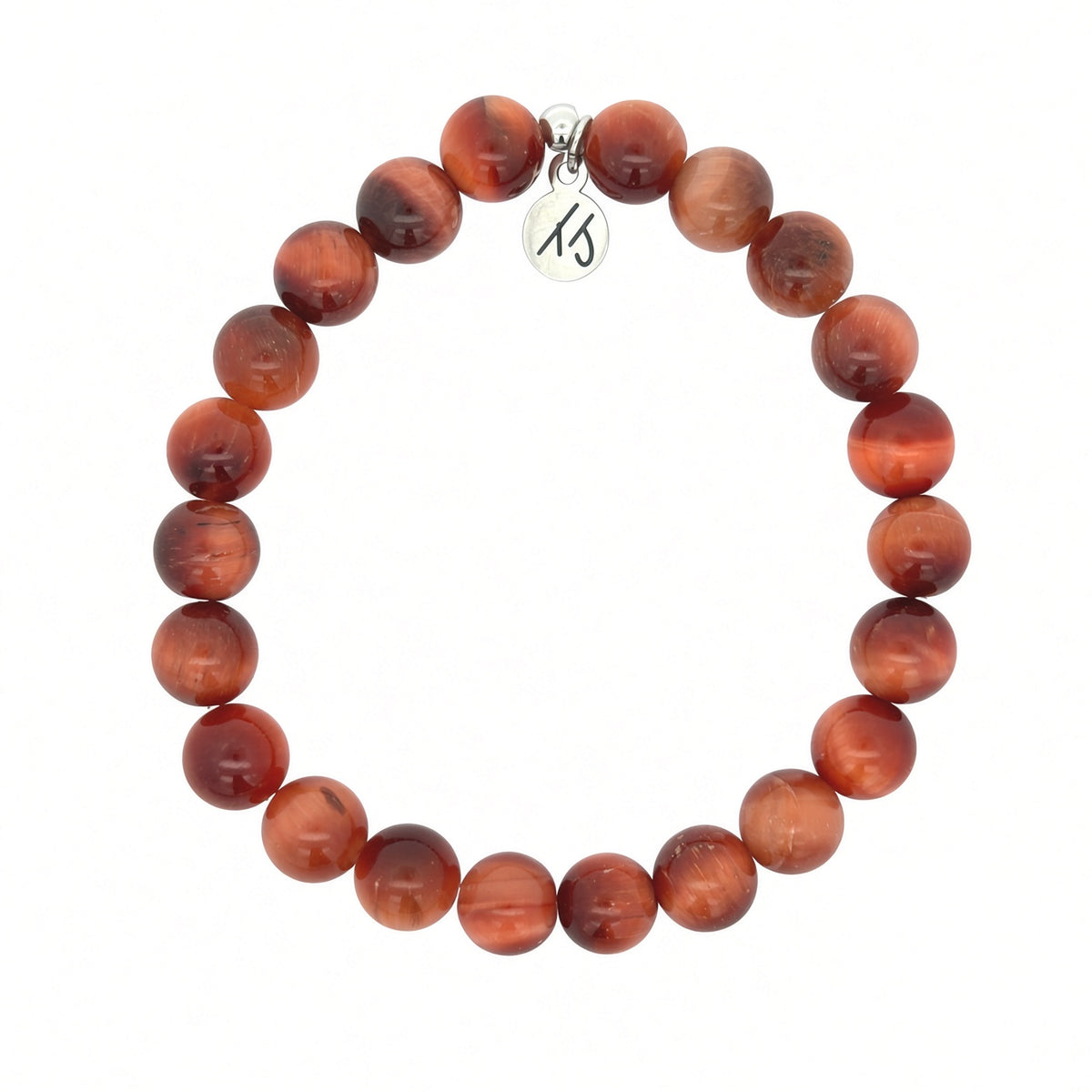 Limited Edition Defining Bracelet- Orange Tigers Eye Gemstone Bracelet