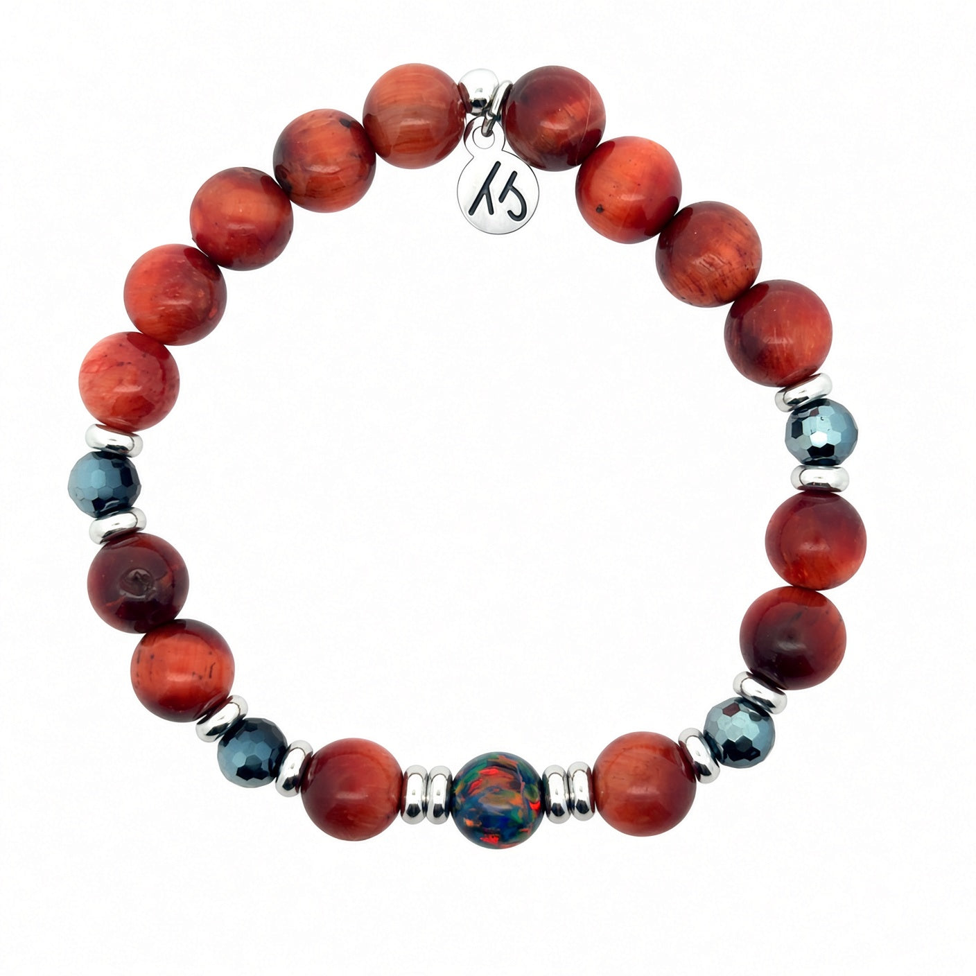 Limited Edition Exclusive Black Opal with Orange Tigers Eye