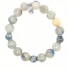 Limited Edition Exclusive Dumortierite with Blue Sesame Jasper Gemstone Bracelet