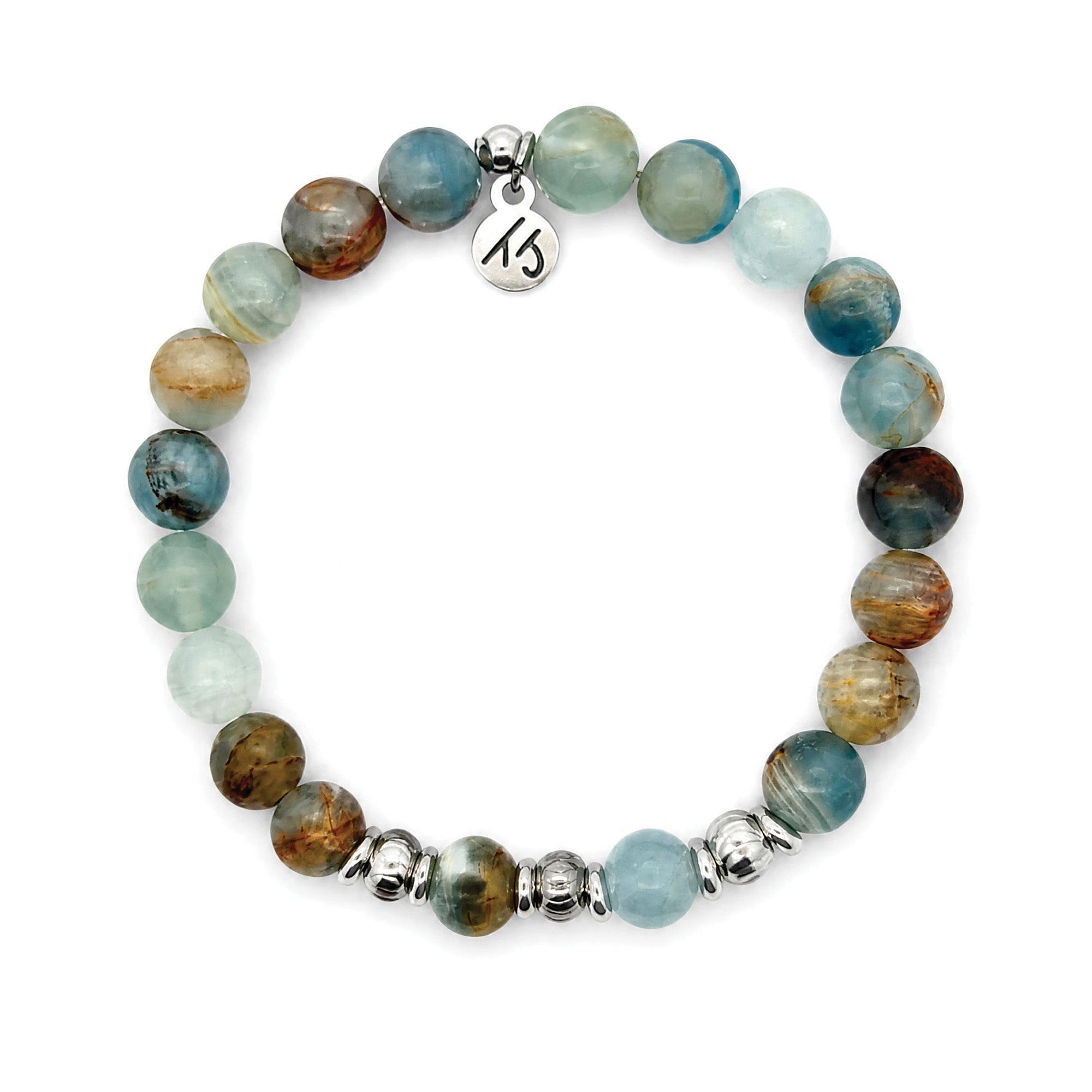 Limited Edition Exclusive Labor Day 2026 Weekend Blue Calcite Gemstone Bracelet