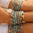 Limited Edition Exclusive Labor Day 2026 Weekend Blue Calcite Gemstone Bracelet