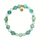 Limited Edition Exclusive Peruvian Amazonite Gemstone Bracelet & Amazonite Necklace Set