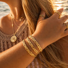 Limited Edition Gold Braided Cuff Bracelet
