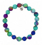 Limited Edition Grateful Jade with Indigo Opal Gemstone Exclusive Bracelet
