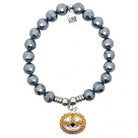 Limited Edition Jack O' Lantern Charm with Terahertz Gemstone Bracelet