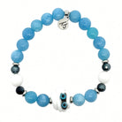 Limited Edition Mummy with Blue Chalcedony Gemstone Exclusive Bracelet