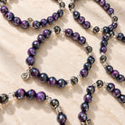 Limited Edition- Mystical Bracelet with Purple Tigers Eye Gemstones