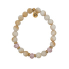 Limited Edition- Sunshine Bracelet with White Yellow Jade Gemstones