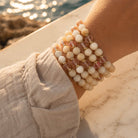 Limited Edition- Sunshine Bracelet with White Yellow Jade Gemstones