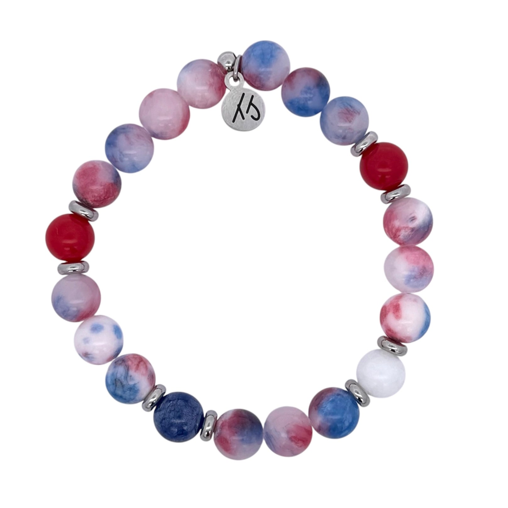 Live Shopping #3- America Jade with Red White & Blue Gemstone Exclusive Bracelet