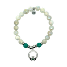 Live Shopping Limited Edition Green Claddagh & Moonstone Gemstone Exclusive Bracelet