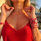 Love Gold Charm Necklace