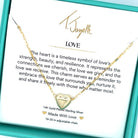 Love Gold Charm Necklace
