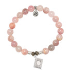 Madagascar Quartz Gemstone Bracelet with Memories Sterling Silver Charm