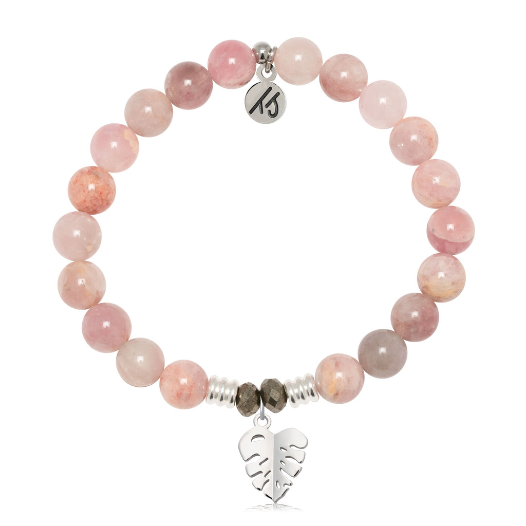 Madagascar Quartz Gemstone Bracelet with Paradise Sterling Silver Charm