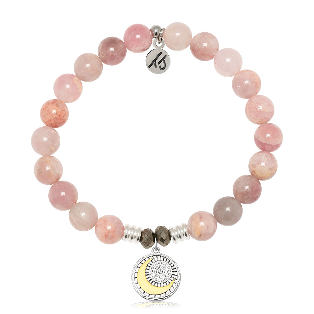 Madagascar Quartz Gemstone Bracelet with Radiant Soul Sterling Silver Charm