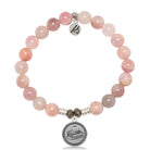 Madagascar Quartz Gemstone Bracelet with Teacher Sterling Silver Charm