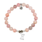 Madagascar Quartz Gemstone Bracelet with Trust in Time Sterling Silver Charm