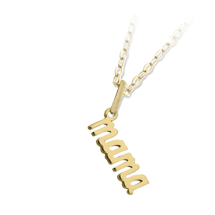Mama Gold Charm Necklace