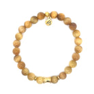 Men's Noble Stone Bracelet Collection- Classic Gold & Gold Tiger’s Eye Gemstone Bracelet