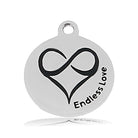 Moonstone Gemstone Bracelet with Endless Love Godmother Sterling Silver Charm