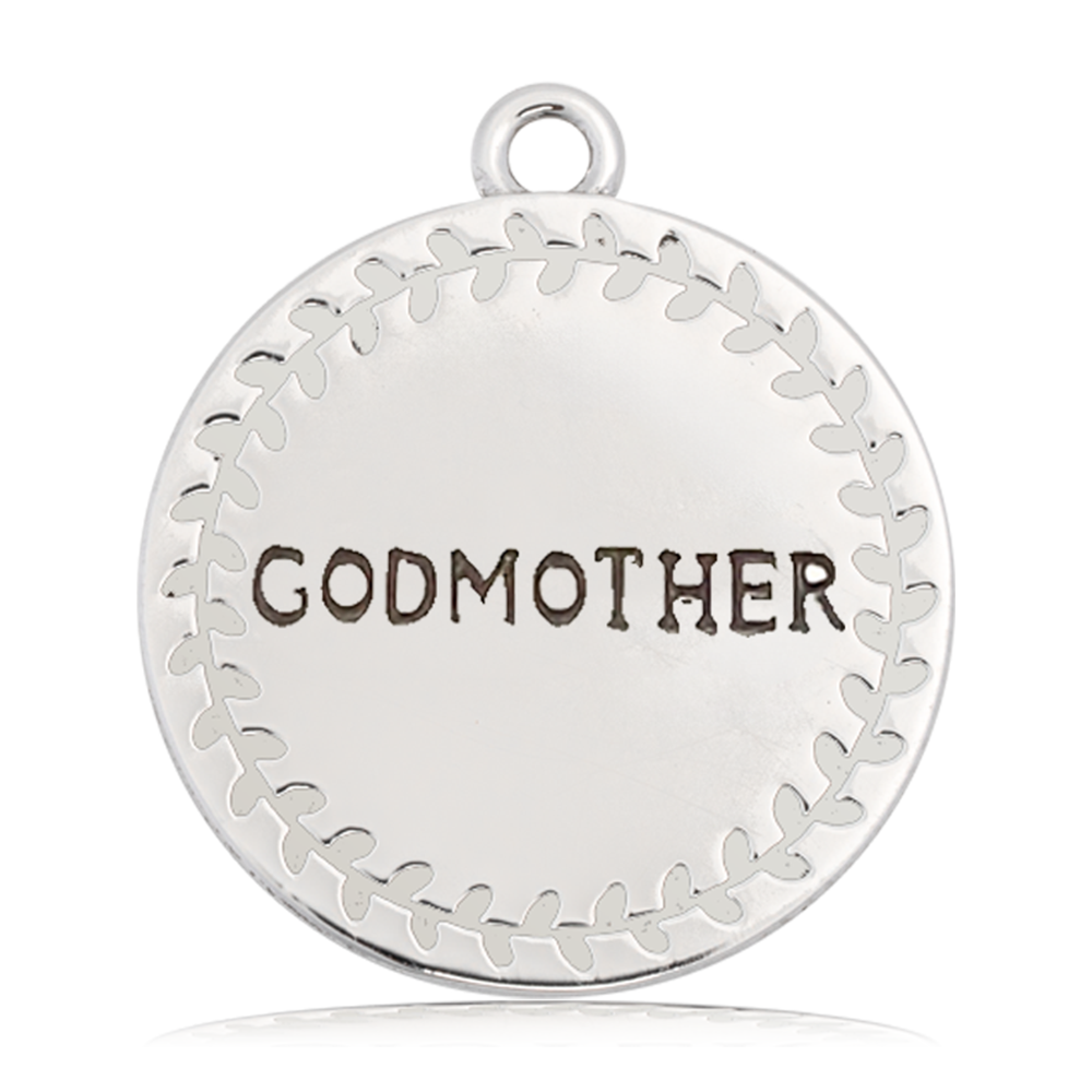 Moonstone Gemstone Bracelet with Endless Love Godmother Sterling Silver Charm