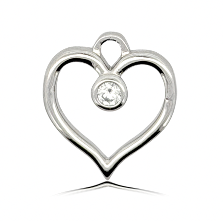 Moonstone Gemstone Bracelet with Love Within Sterling Silver Charm