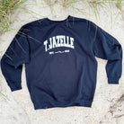 Navy T. JAZELLE Crewneck
