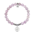 New Beginnings Charm with Kunzite Gemstone Bracelet