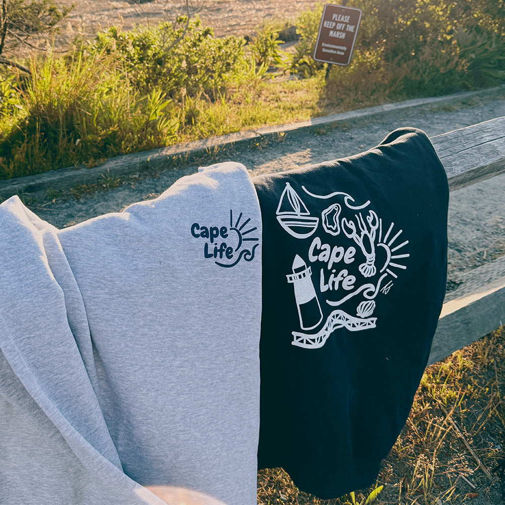 NEW Cape Life Crewneck Grey