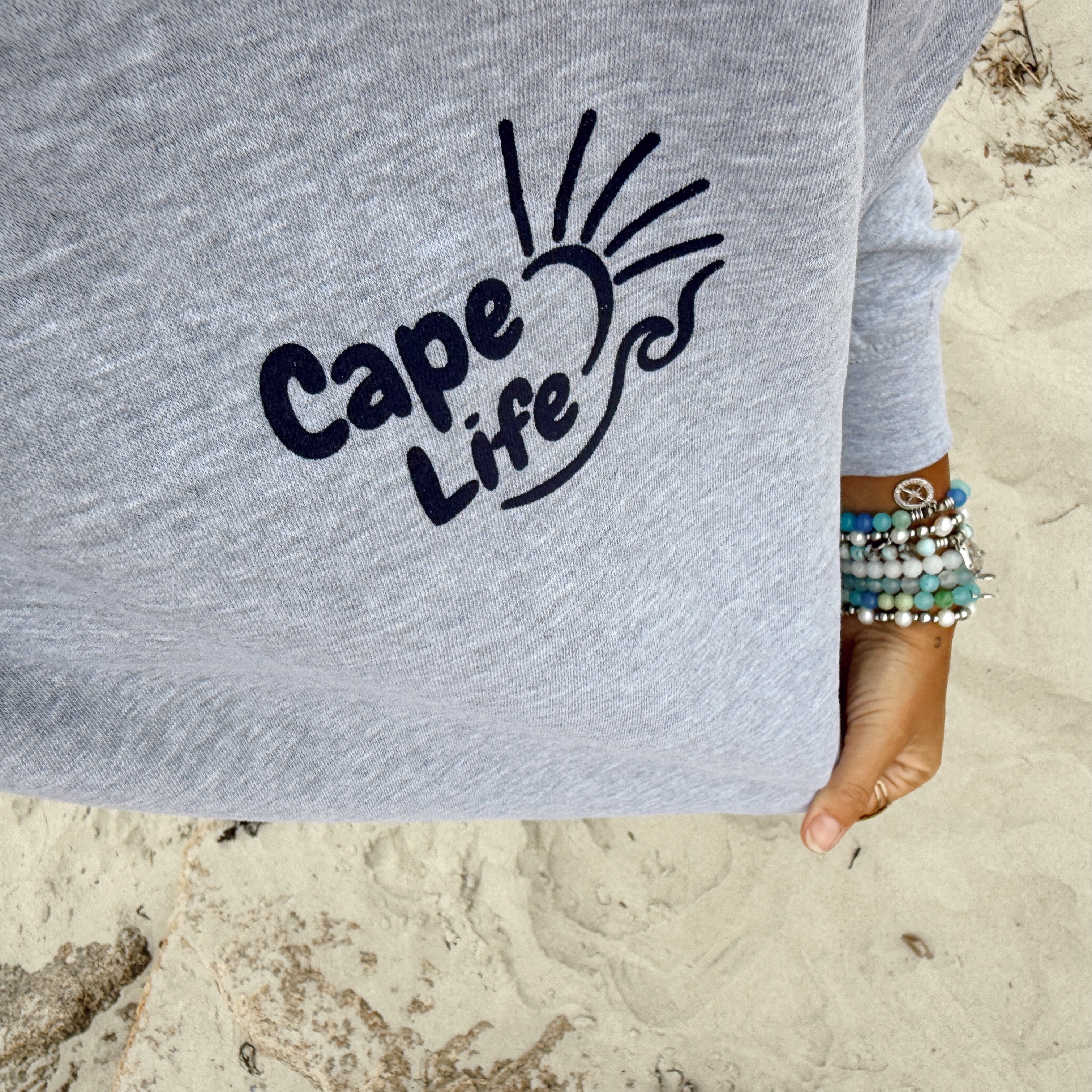 NEW Cape Life Crewneck Grey