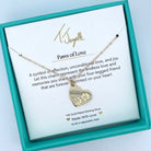 Paws Of Love Gold Charm Necklace