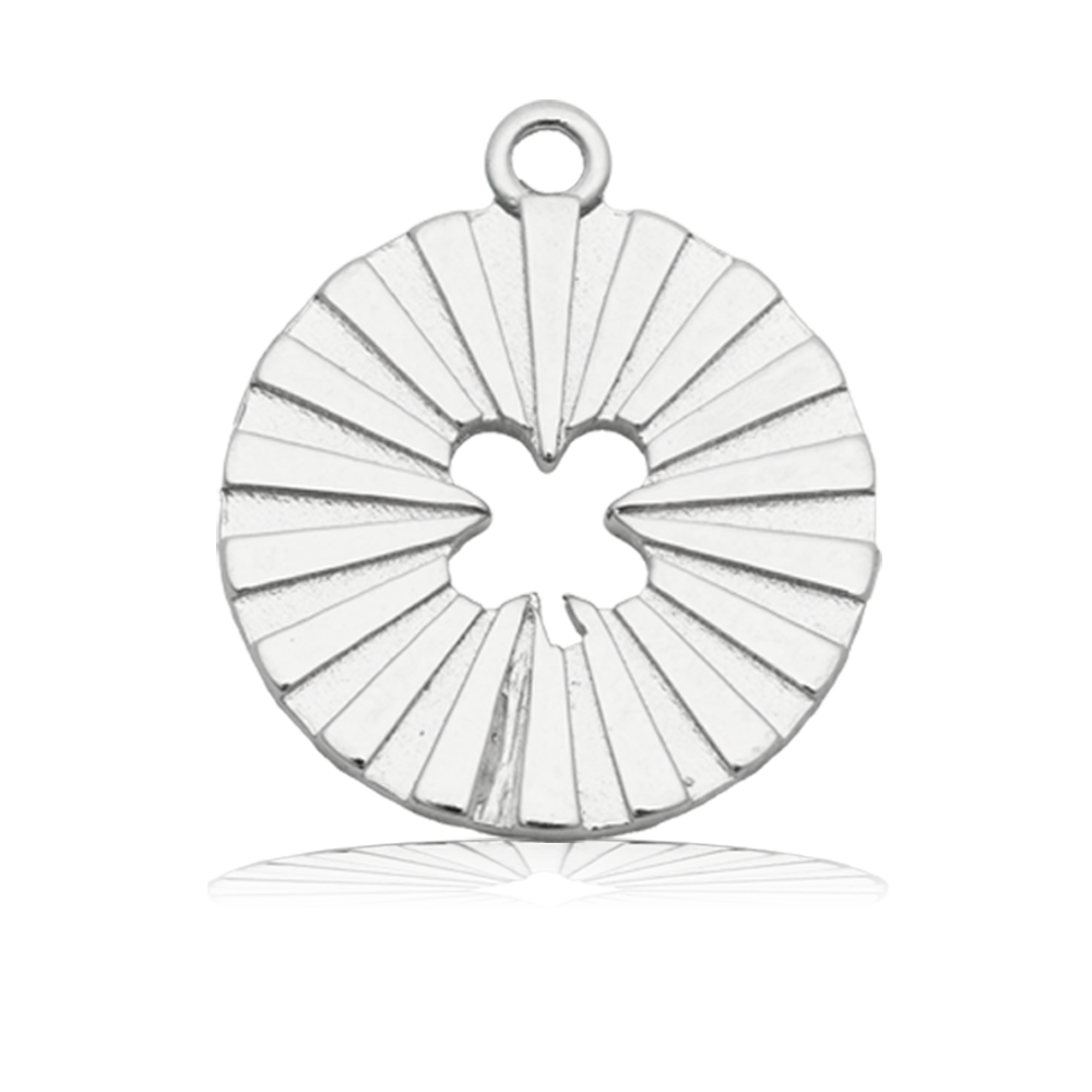 Prayers Collection: Rose Quartz Gemstone Bracelet with Prayers of Luck Sterling Silver Charm