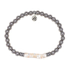 Purity Collection- Stainless Steel Gemstone Bracelet