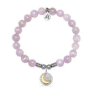 Radiant Soul Charm with Kunzite Gemstone Bracelet