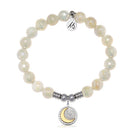 Radiant Soul Charm with Moonstone Gemstone Bracelet