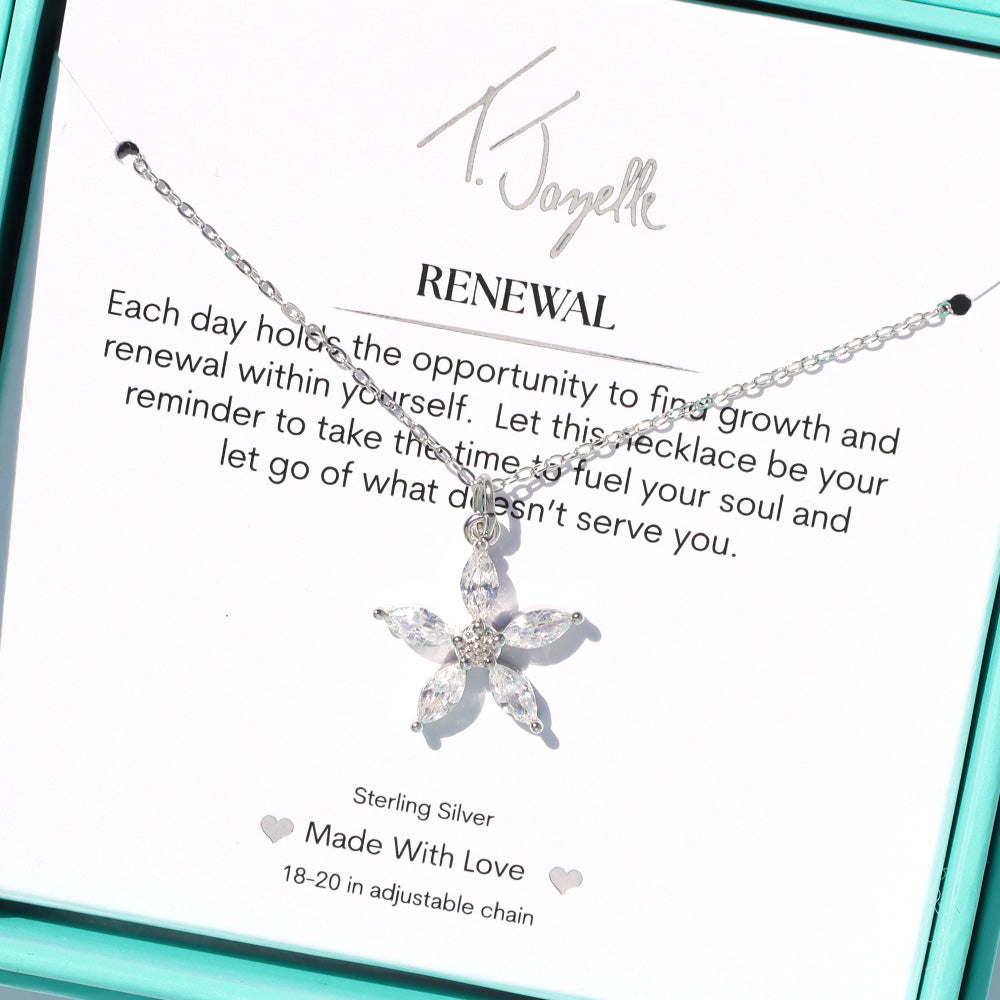 Renewal Sterling Silver Charm Necklace