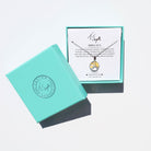 Rising Sun CZ Sterling Silver Charm Necklace