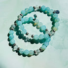 Saturday BOGO Bracelet Limited Edition Aqua Fire Agate Gemstone Exclusive Bracelet