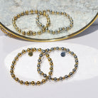 Serenity Collection- Gold Gemstone Bracelet