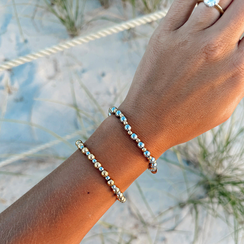 Serenity Collection- Stainless Steel Gemstone Bracelet
