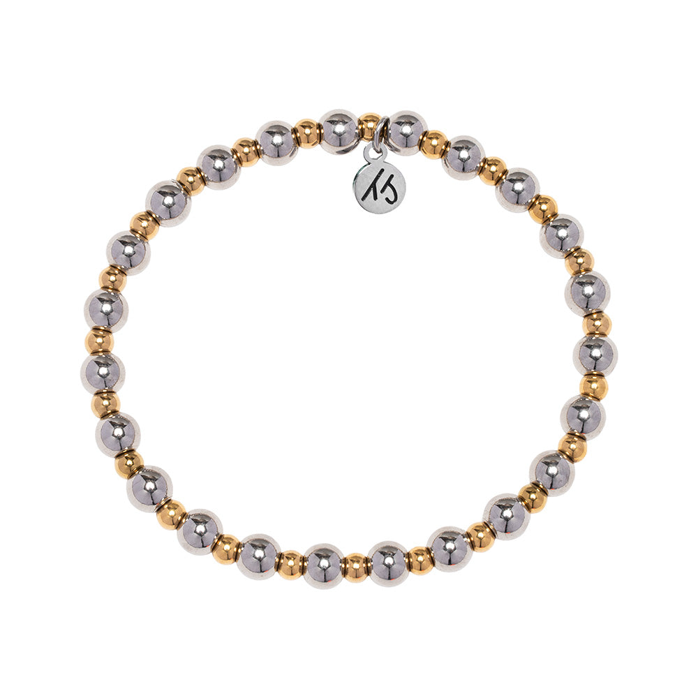 Serenity Collection- Stainless Steel Gemstone Bracelet