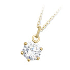 Shine Like A Diamond Gold Charm Necklace